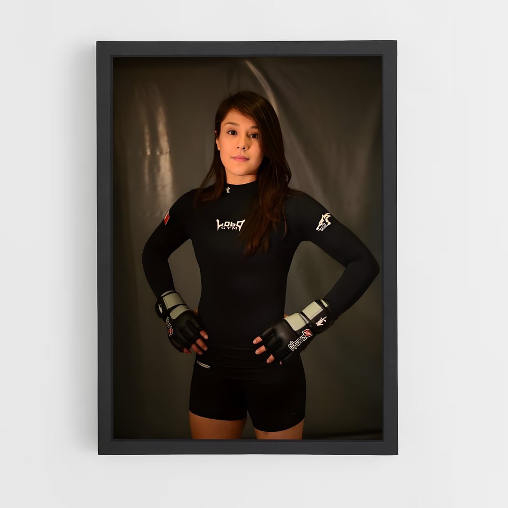 Poster Alexa de grasso – affiche MMA (vue 2)